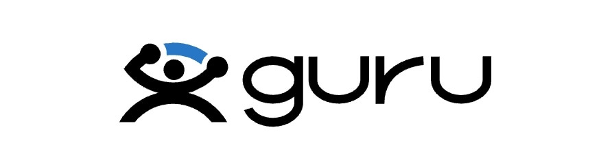 The logo of Guru.